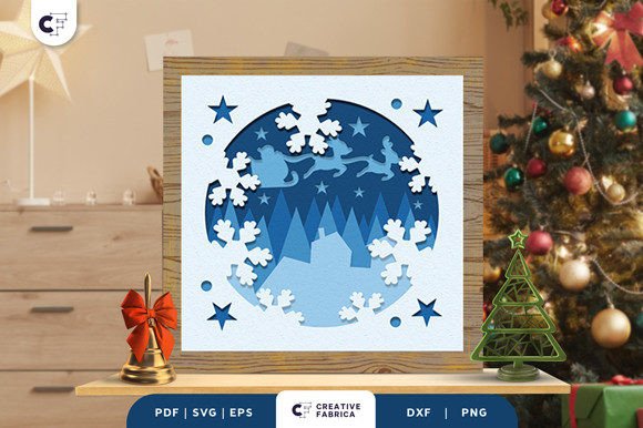 Christmas 3D SVG Sleigh: A Publisher's Review