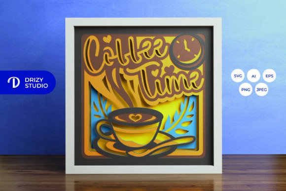 Coffee Time 3D SVG: A Shadow Boxes Review