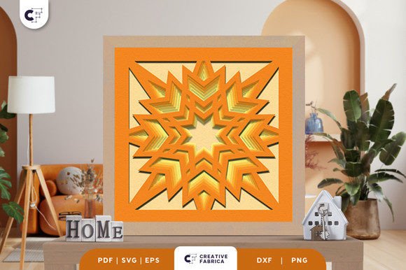 Geometric Shape 3D Light Box Paper Cut: A 3D SVG Ornament Review