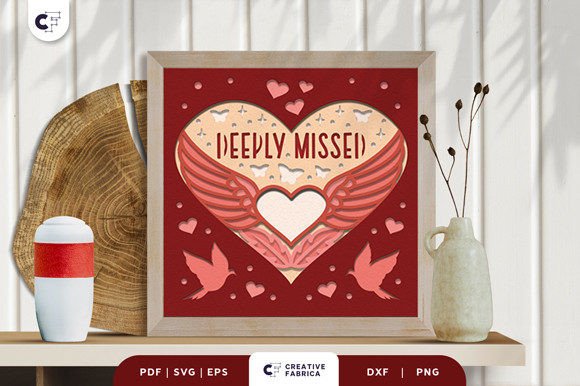 Memorial 3D Layered Paper Cut: A 3D SVG for Other Projects
