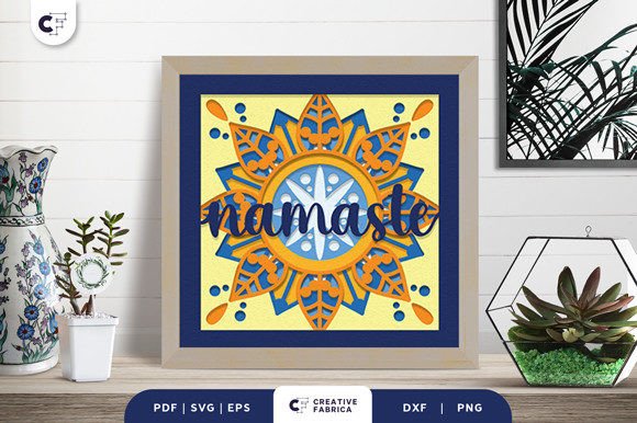 Namaste Mandala 3D Paper Cut: A Yoga And Meditation 3D SVG Review