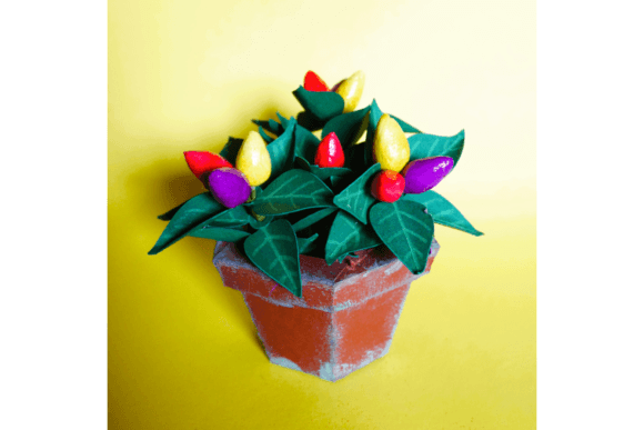Pepper Ornamental Floribela 3D SVG Ornaments