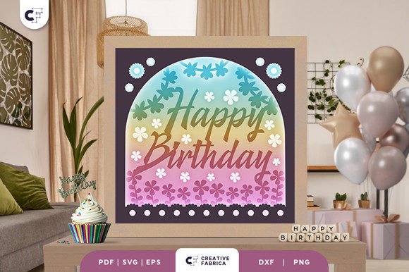 Review: 3D SVG for Birthdays & Floral Shadow Boxes