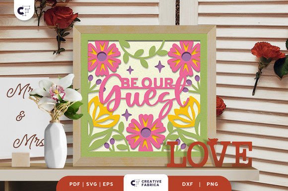 Review: Be Our Guest 3D SVG for Table Decorations