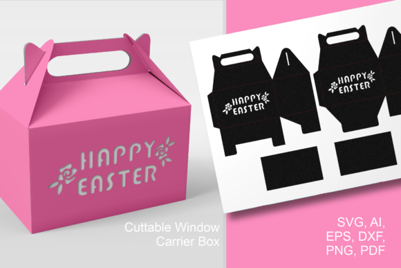 Review: Happy Easter Gable Box 3D SVG for Gift Boxes