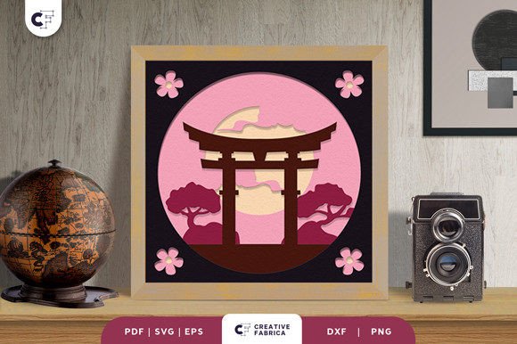 Review: Japanese Torii Gate 3D Shadow Box Design