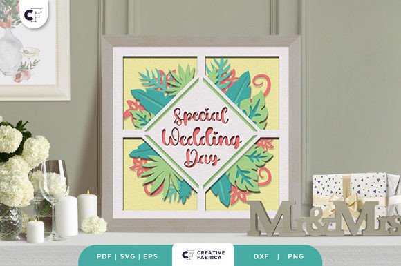 Review: Special Wedding Day 3D SVG for Table Decorations
