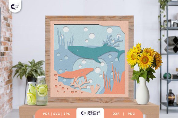 Summer 3D SVG: Under the Sea Life Shadow Box Review